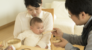 お食い初め食器の極み。