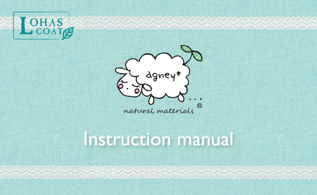 English Instructions 英語版説明書 Agney アグニーオフィシャルblog