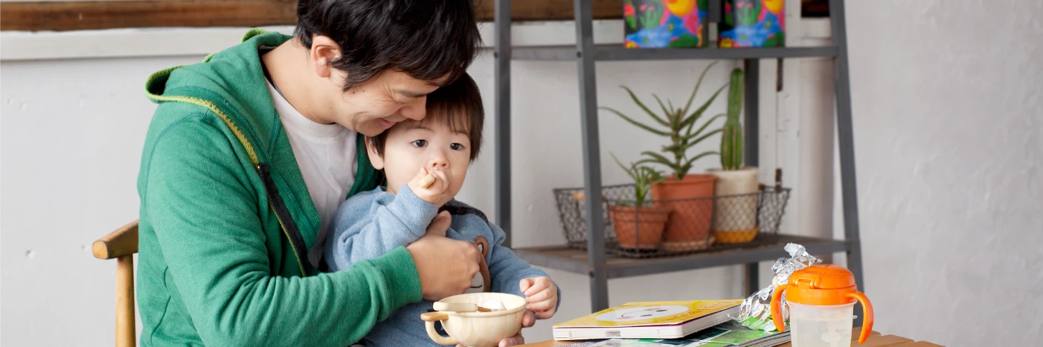 アグニー食器で離乳食 3