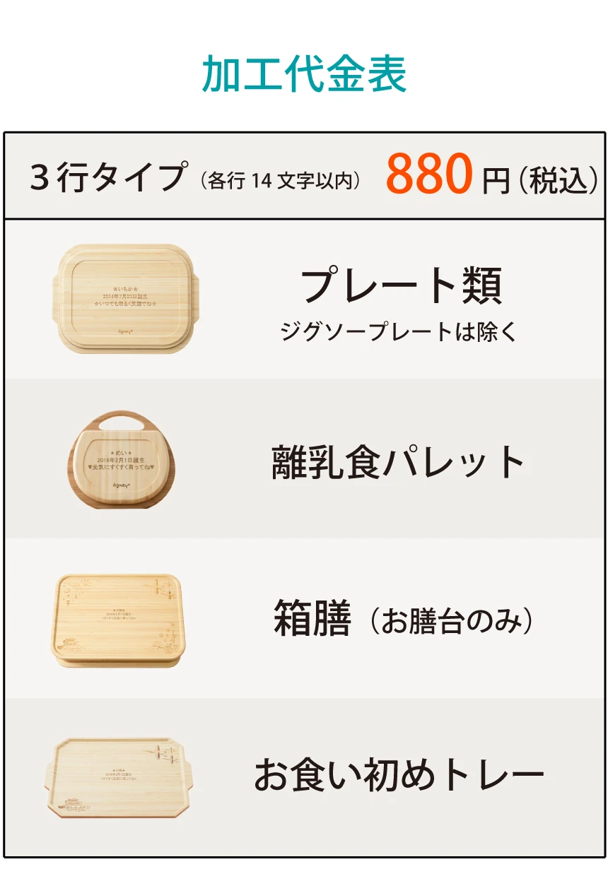 料金表1