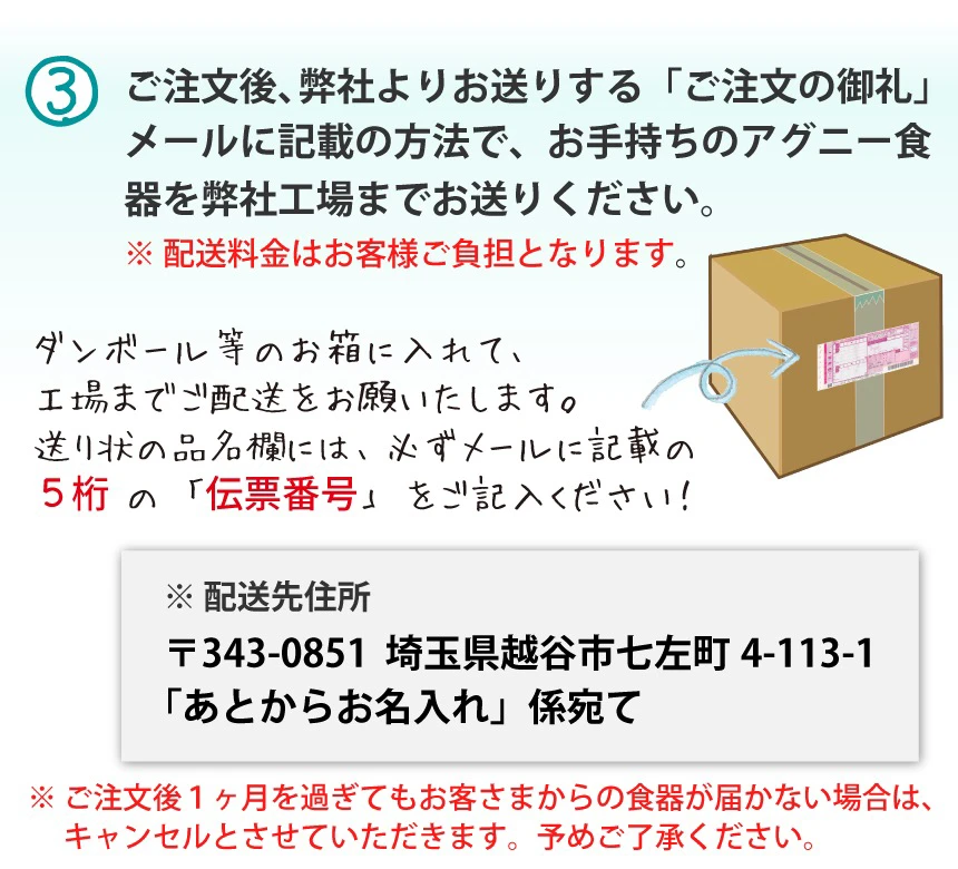 ご注文の流れ3
